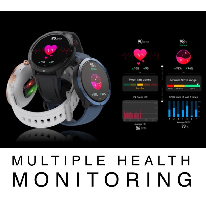 7. Smartwatch RUBICON RNCF14 Silver/White SMARUB252