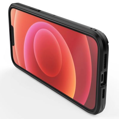 10. Ring Armor etui do iPhone 14 Pro pancerny pokrowiec uchwyt magnetyczny ring czarne