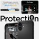 13. Etui Spigen Tough Armor MagSafe z podstawką na iPhone 16 - czarne