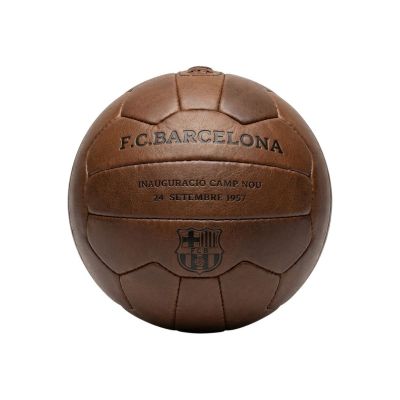 4. FC Barcelona piłka nożna retro Camp Nou oficjalna licencjonowana skóra naturalna B1048