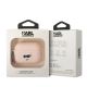 4. Etui Karl Lagerfeld Silicone Choupette Head 3D na AirPods Pro 2 - różowe