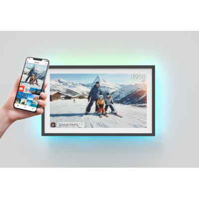 2. Ramka na zdjęcia Denver PFF-1081 z FRAMEO z podświetleniem czarna