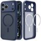 2. Etui Spigen Ultra Hybrid MagSafe na iPhone 18 Pro / 17 Pro - ciemnoniebieskie