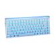 12. Klawiatura gasket HERO84 HE White+Purple+Gradient+LIGHT JadeKing switch RGB AULA