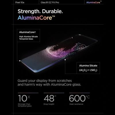 8. Szkło hartowane Spigen Glas.tR EZ Fit Pro 2-Pack na Google Pixel 10A