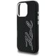 6. Etui Karl Lagerfeld FW Grained Signature Logo na iPhone 16 Pro - czarne