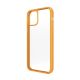 4. Etui PanzerGlass ClearCase na iPhone 12 / 12 Pro - przezroczysto-pomarańczowe