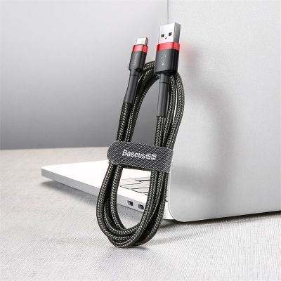 8. BASEUS KABEL CAFULE 2A 2M (CZERWONO-CZARNY)