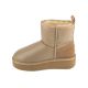 2. EMU Australia Stinger Mini Flatform Leather W13189-SAND Czerwone 37