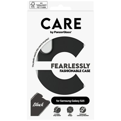 4. Etui CARE by PanzerGlass Fashion do Samsung Galaxy S25 - czarny