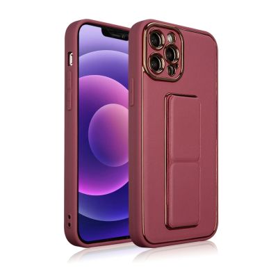 2. New Kickstand Case etui do iPhone 12 Pro z podstawką czerwony