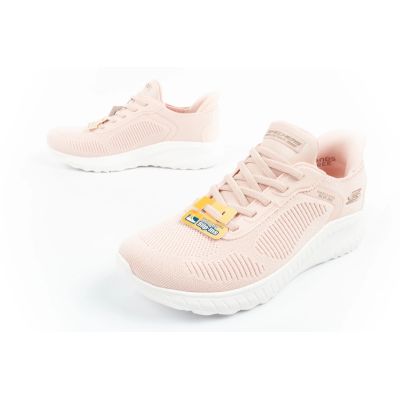 17. Buty Skechers Bobs Squad sneakersy Slip-ins W 117497/LTPK