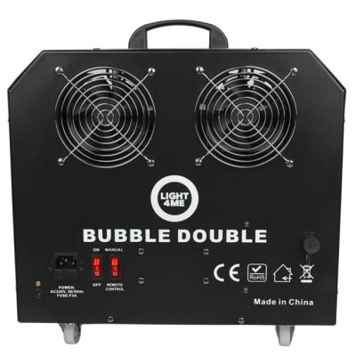 12. LIGHT4ME BUBBLE DOUBLE - Wytwornica baniek 300W, pilot bezprzewodowy