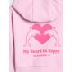 10. Bluza dresowa loose z kapturem dziewczęca 4F 4FJRSS26TSWSF2936-56S
