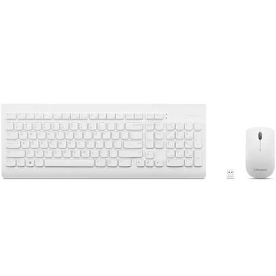 Lenovo | Bezprzewodowa klawiatura i mysz Combo | 510 | Biały | Kombinacja klawiatury i myszy | Łączność bezprzewodowa 2,4 GHz przez Nano USB | Baterie w zestawie | Angielski | Biały
