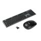 Zestaw klawiatura + mysz IBOX DESKTOP PRO KIT IKMS606W (USB 2.0; (US); kolor czarny; optyczna; 1200 DPI)