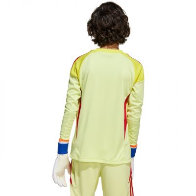 6. Koszulka bramkarska dla dzieci adidas Tiro 25 Competition Long Sleeve Jersey żółto-czerwona KJN2020