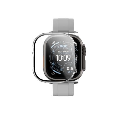 4. Szkło ochronne AMAZINGTHING Radix z etui na Apple Watch UItra 3 49 mm - przezroczyste