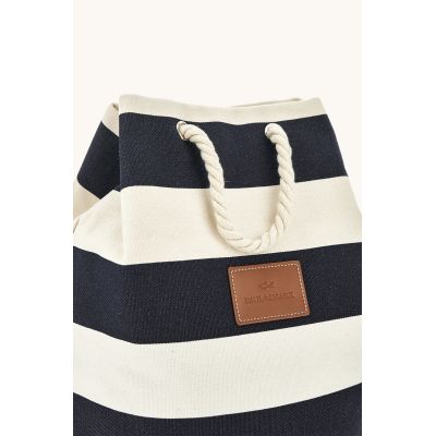 5. Torba z tkaniny unisex Paul&Shark granatowo-ecru 26418102-H21 - elegancka i praktyczna