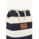 5. Torba z tkaniny unisex Paul&Shark granatowo-ecru 26418102-H21 - elegancka i praktyczna