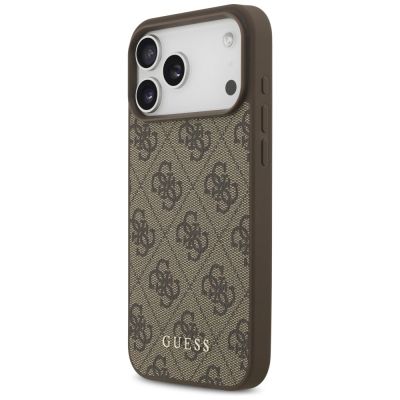 2. Etui Guess 4G Classic na iPhone 17 Pro Max / 18 Pro Max - brązowe