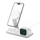 2. Ładowarka indukcyjna Tech-Protect QI15W-A47 MagSafe 3w1 + kabel USB-C - biała