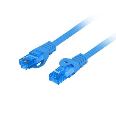 3. LANBERG PATCHCORD S/FTP KAT.6A 1M NIEBIESKI LSZH CCA (FLUKE PASSED) PCF6A-10CC-0100-B