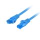 3. LANBERG PATCHCORD S/FTP KAT.6A 1M NIEBIESKI LSZH CCA (FLUKE PASSED) PCF6A-10CC-0100-B