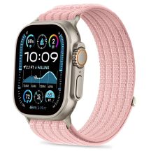 Pasek Tech-Protect Nylon Sport na Apple Watch 44 / 45 / 46 / 49 mm - jasnorózowy