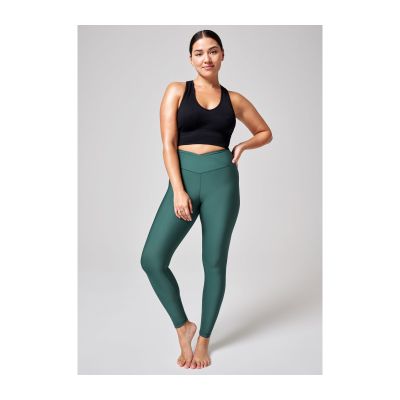 2. Legginsy CASALL Overlap High Waist Tights zielony