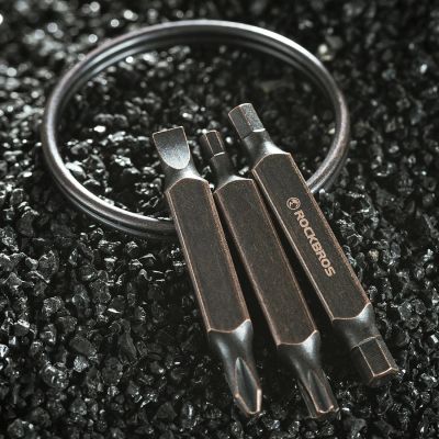 3. Multitool Rockbros VK-ARCO3 ROAD TO SKY brelok 6w1 - brązowy