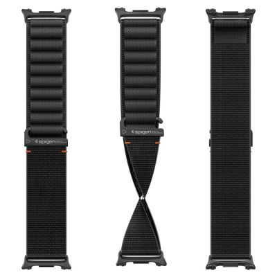 4. Pasek Spigen WBF1 na Samsung Galaxy Watch 40 / 44 / 46 mm - czarny