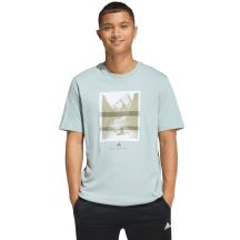 Koszulka męska adidas Outdoor Kayaking Graphic miętowa KG5409