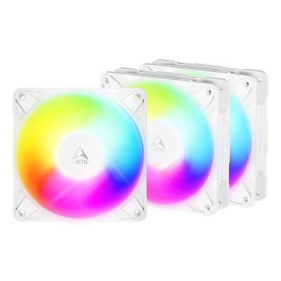 2. ARCTIC Freezer P12 Pro Reverse A-RGB (White) - 3 Pack Obudowa komputera Wentylator 12 cm Biały 3 szt.