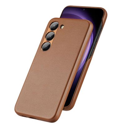 2. Dux Ducis Grit etui Samsung Galaxy S23+ elegancki pokrowiec ze sztucznej skóry brązowe