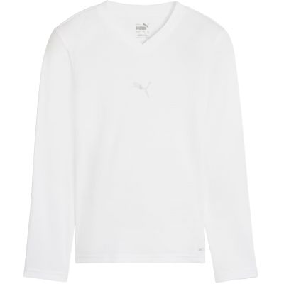 Koszulka dla dzieci Puma TeamGOAL Baselayer Tee Longsleeve biała 659041 04