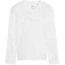 Koszulka dla dzieci Puma TeamGOAL Baselayer Tee Longsleeve biała 659041 04