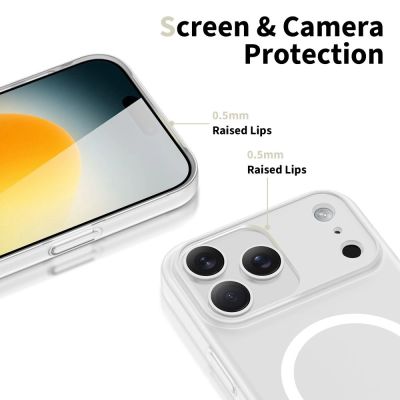 3. Etui Tech-Protect MagSlim MagSafe na iPhone 17 Pro Max - biały mat