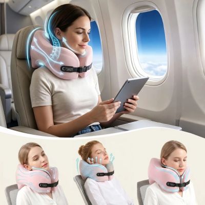 4. Poduszka podróżna Tech-Protect ComfortRest - różowa