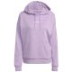 Bluza damska adidas Essentials Linear French Terry Hoodie fioletowa JY0036