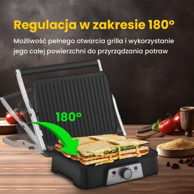 20. Grill elektryczny Extralink Smart Life Electric Grill SJ-36 2000W, z regulacją temperatury