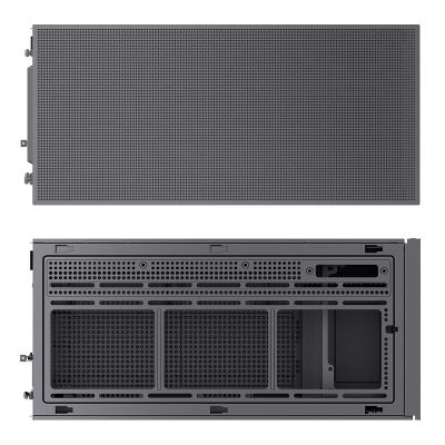 22. Obudowa Jonsbo D41 Screen ATX, Szkło Hartowane - czarna