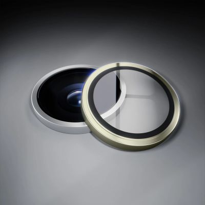 4. Szkło hartowane na obiektyw aparatu 3mk Lens Protection Pro do iPhone 16e - złote