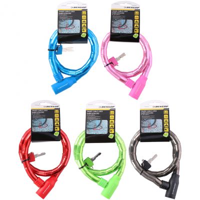 2. Zapięcie rowerowe Dunlop cable lock D18mm 80 cm ST 5ass 63749