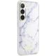 4. Etui Guess Marble Collection na Samsung Galaxy S23+ - białe