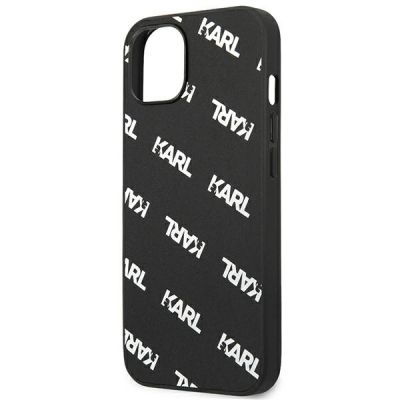6. Etui Karl Lagerfeld Allover na iPhone 13 mini - czarne