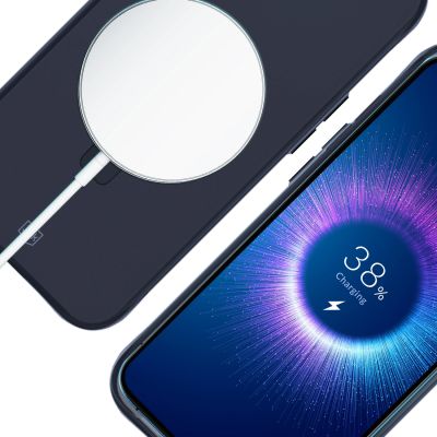 4. Etui 3mk Smoke Case Mag&Stand na Apple iPhone 15 plus - czarne