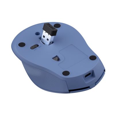 8. Mysz TRUST ZAYA Wireless Rechargeable Mouse BLUE (25039)