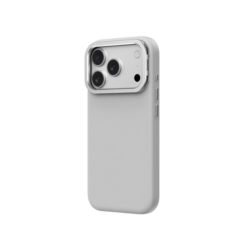 4. Etui AMAZINGTHING Glamour na iPhone 17 Pro Max z podstawką - szare