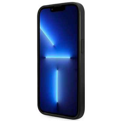 5. Etui Guess 4G Stripe Collection na iPhone 14 Pro Max - szare